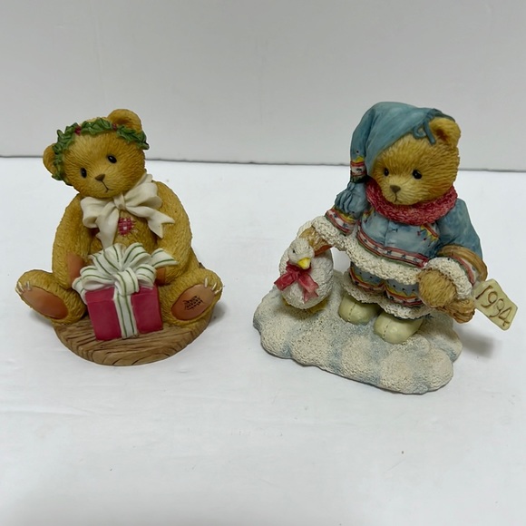 Christmas Cherished Teddies Vintage Ingrid Margy - Picture 1 of 8